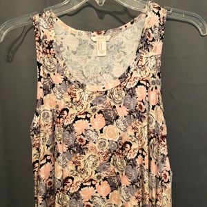 Forever 21 floral tank top